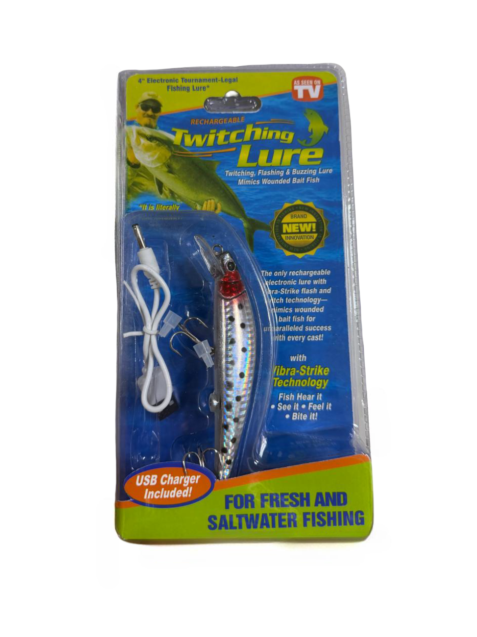 CARNADA DE PESCA ELECTRICA USB