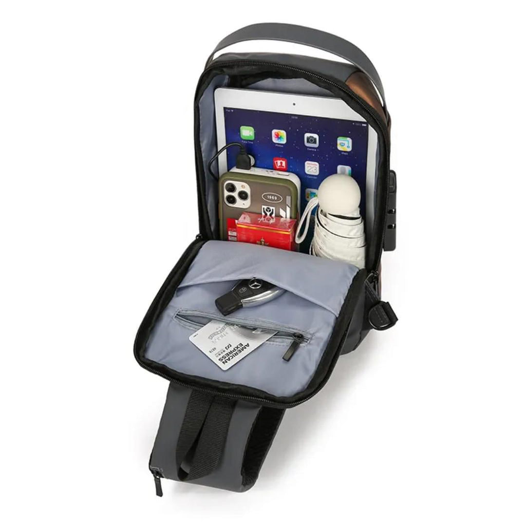 MOCHILA ANTIRROBO USB